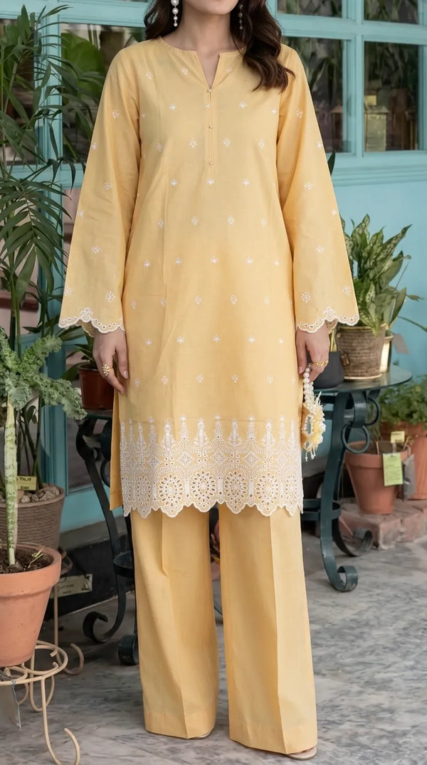 2 PC Embellished Lawn Stitched Suit PS629520