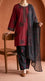 3 PC Embellished Cambric Stitched Suit PS630013