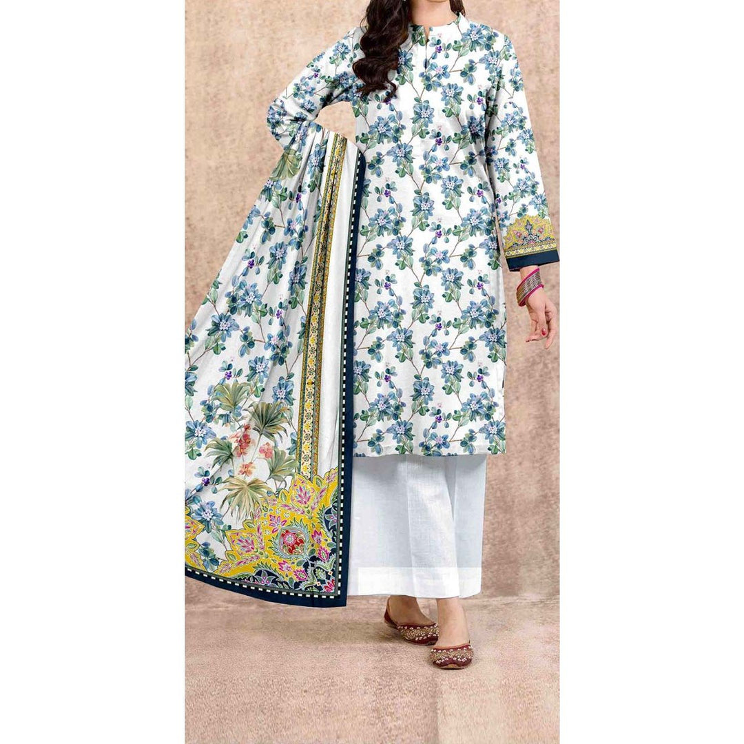 2PC-Digital Printed Lawn Suit PS9402