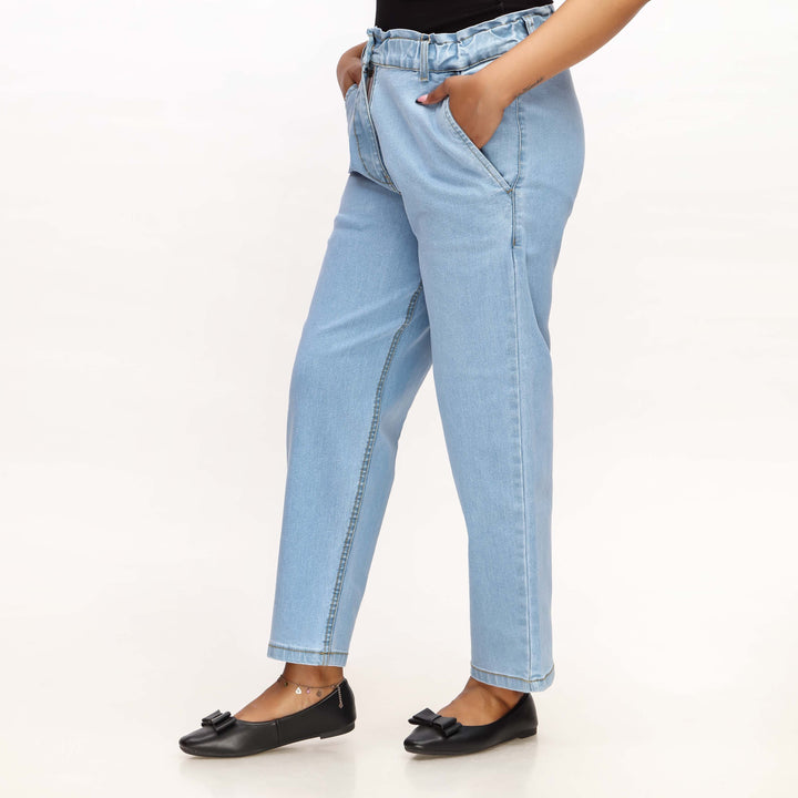 Sky Blue Denim Pants PS9513