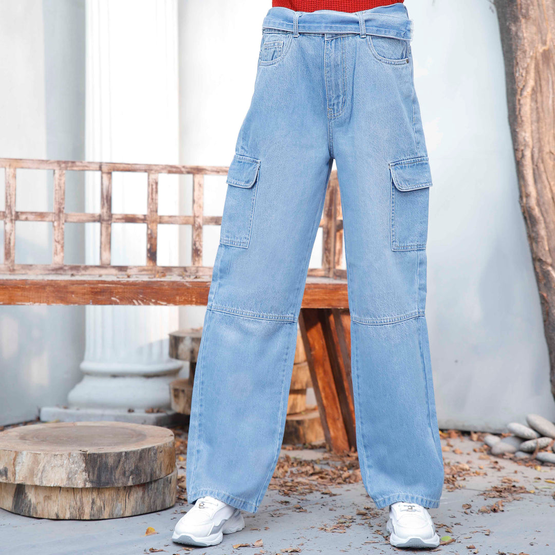 Sky Blue Denim pant PS9528