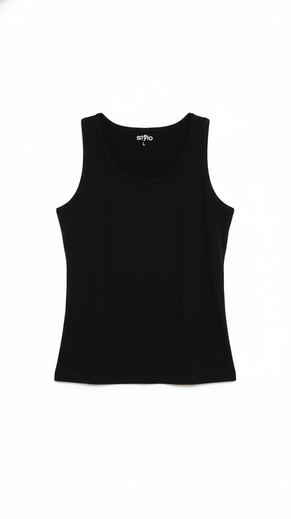 Black Tank Top PT6006