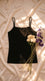 Black Solid Tank Top PT601301
