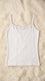 White Solid Tank Top PT601509