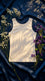 White Solid Tank Top PT6026