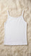 White Solid Tank Top PT6036