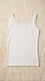 White Solid Tank Top PT6040