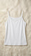 White Solid Tank Top PT6046
