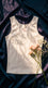 White Solid Tank Top PT6048