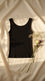 Black Solid Tank Top PT606001