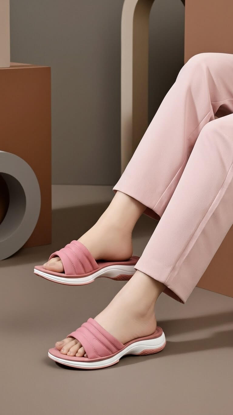 Pink Formal Slipper PU0351