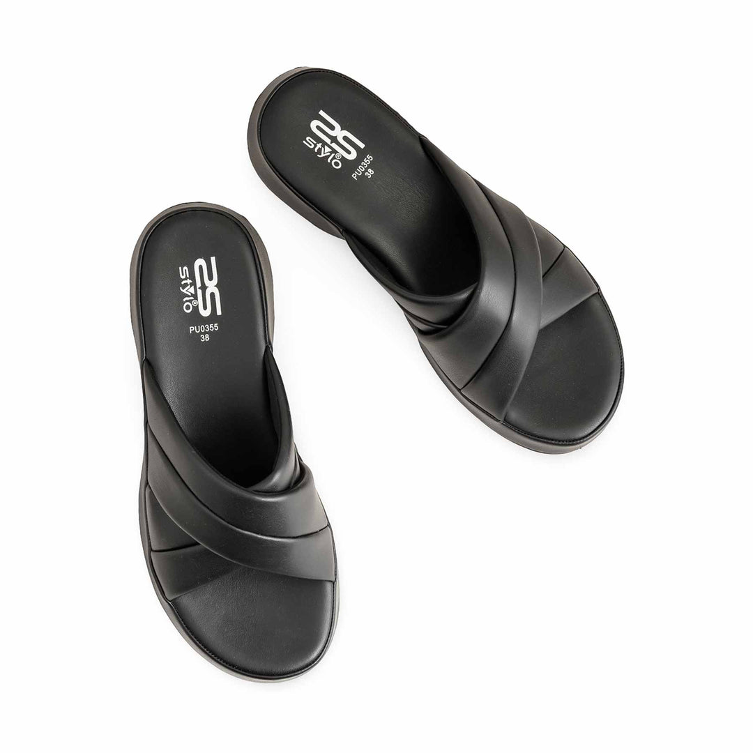 Black Formal Slipper PU0355