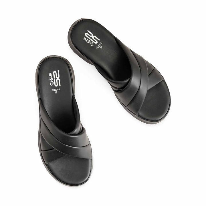 Black Formal Slipper PU0355