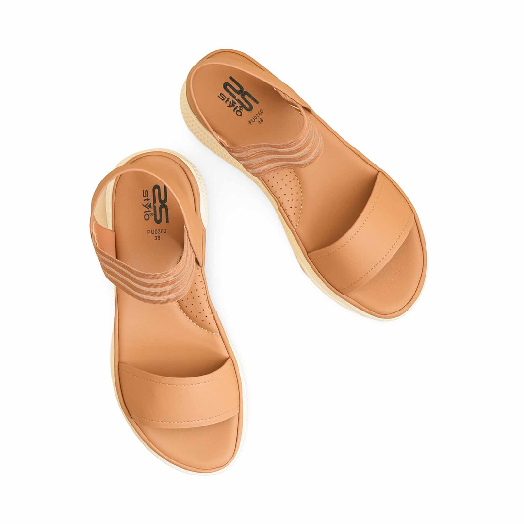 Beige Formal Sandal For Ladies PU0360