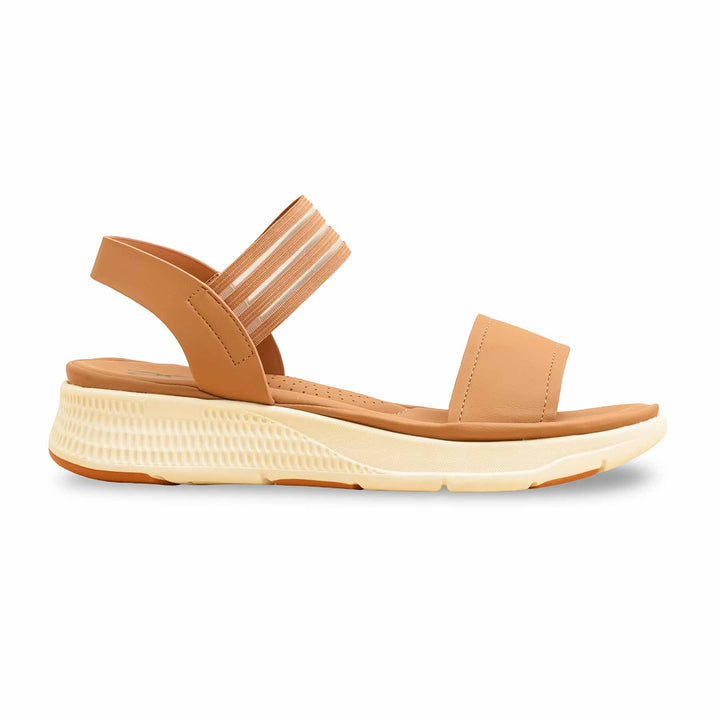 Beige Formal Sandal For Ladies PU0360