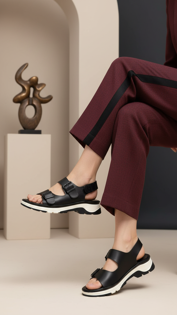 Black Formal Women Sandal PU0364