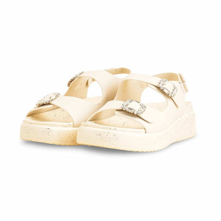 Beige Formal Sandal For Ladies PU0374