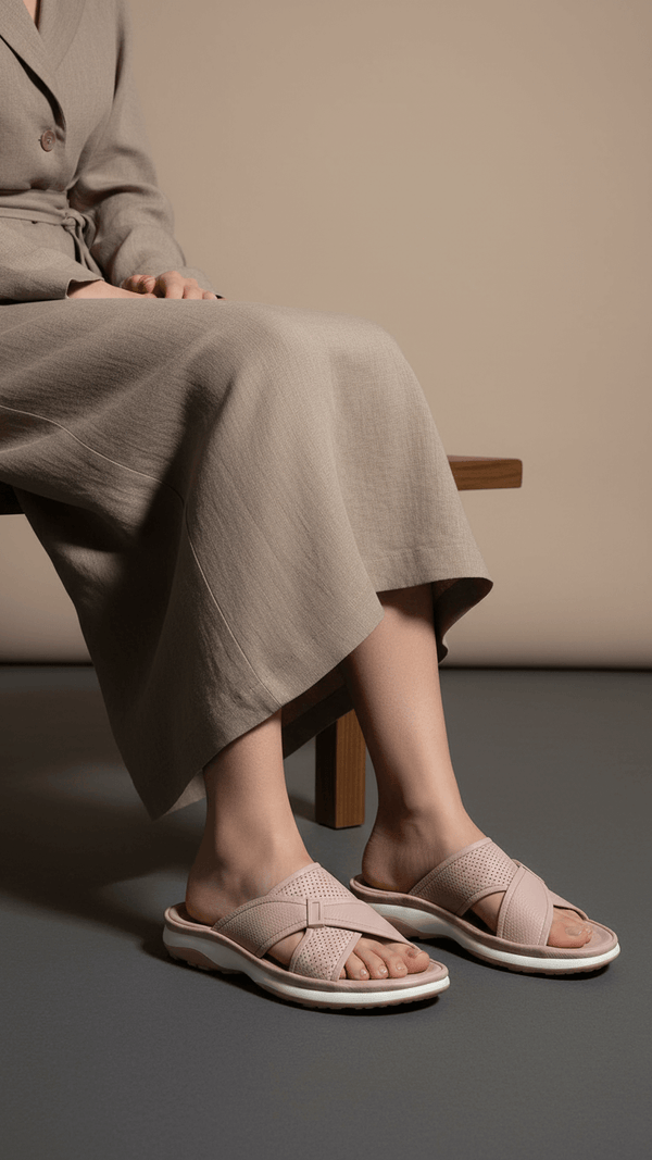 Pink Formal Slipper For Women PU0375