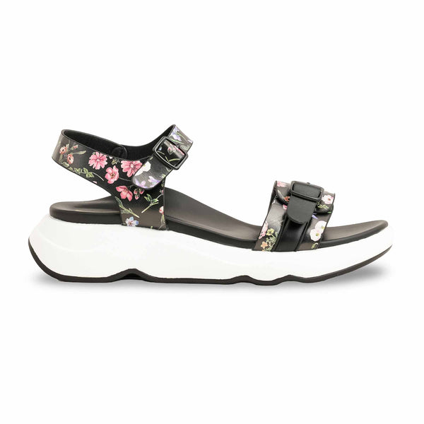 Black Formal Sandal For Ladies PU0376
