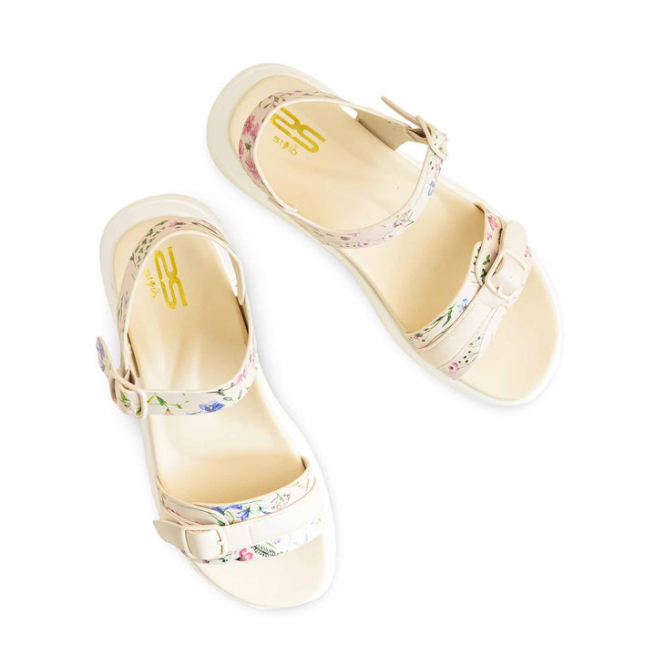 Beige Formal Sandal For Ladies PU0376