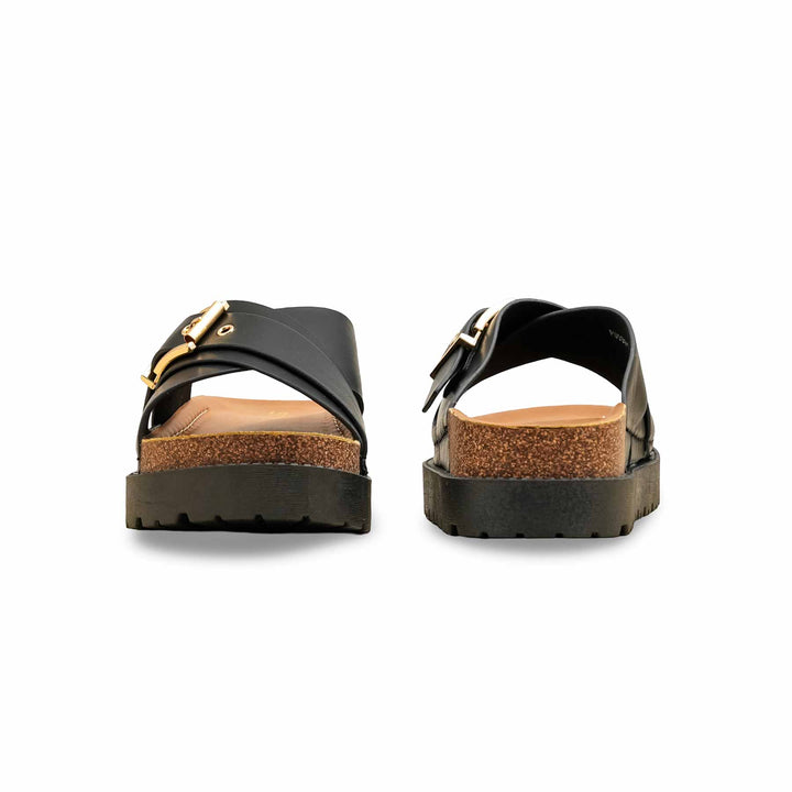 Black Formal Slipper For Women PU0391