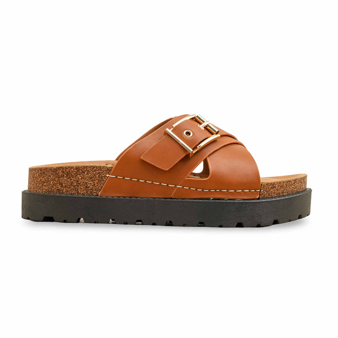 Brown Formal Slipper For Women PU0391