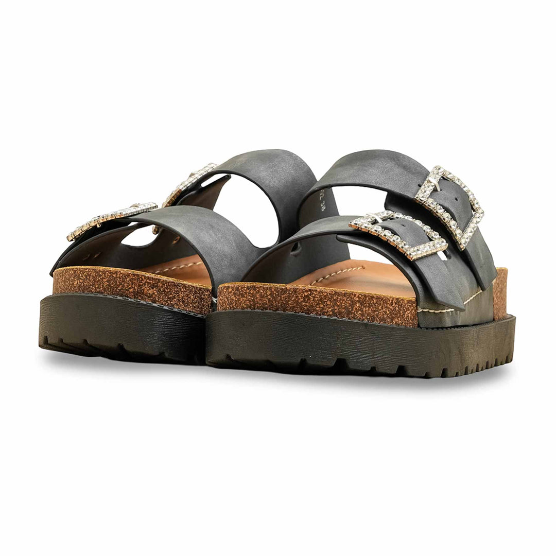 Grey Formal Slipper For Women PU0392