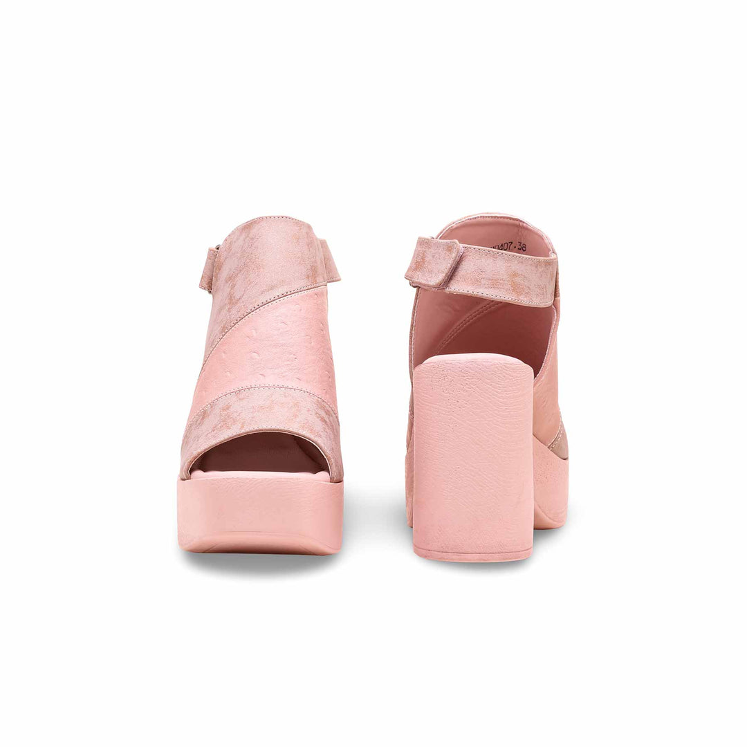 Pink Formal Wedges Sandal PU0407