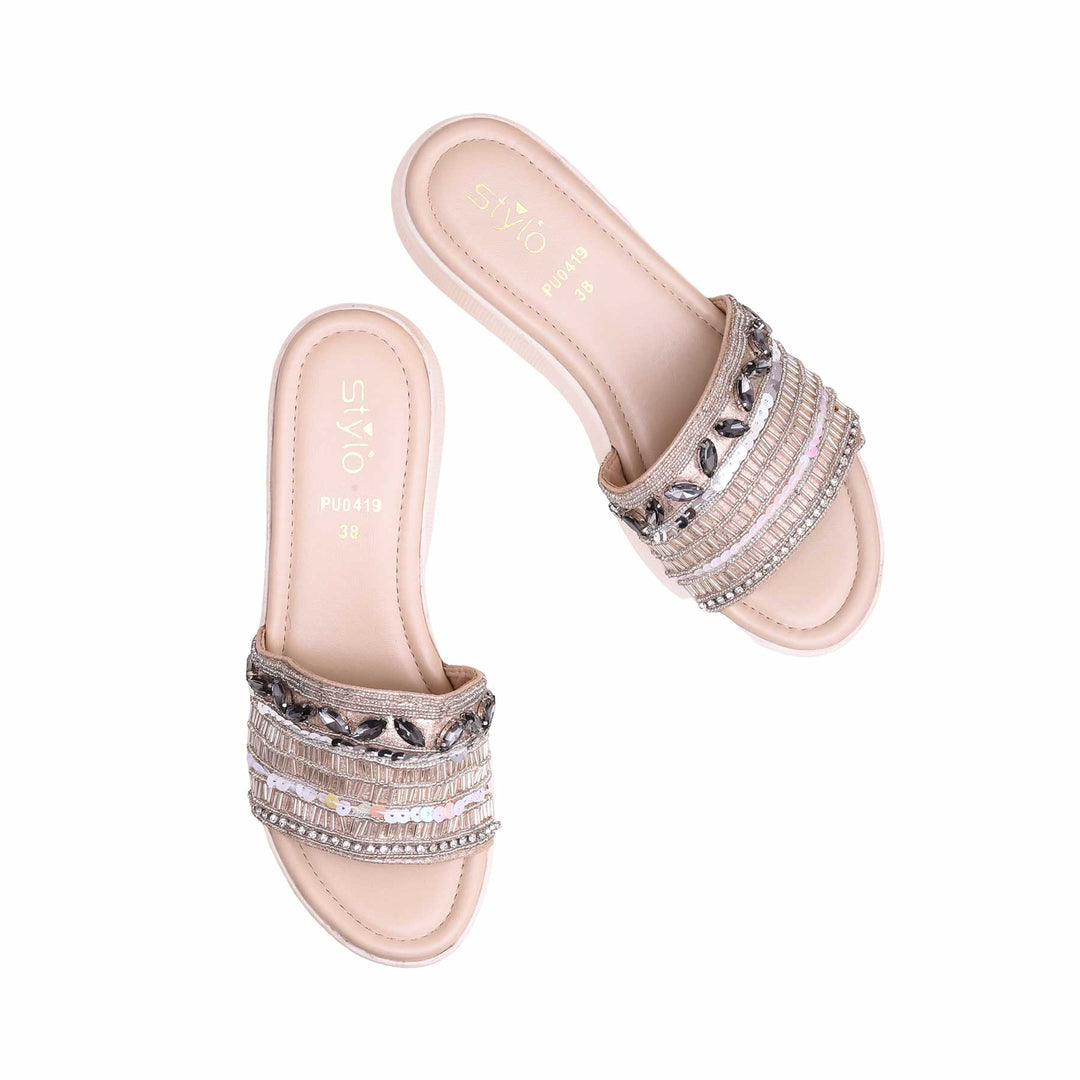 Golden Formal Sandal PU0419