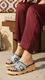 Blue Formal Slipper For Women PU0443