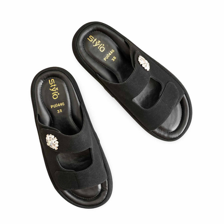 Black Formal Slipper PU0446