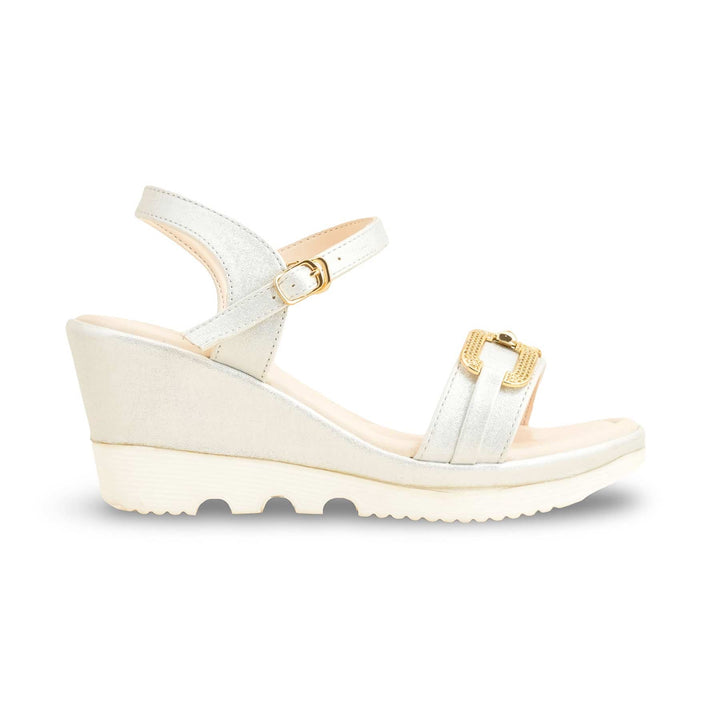 Golden Formal Sandal For Women PU0481