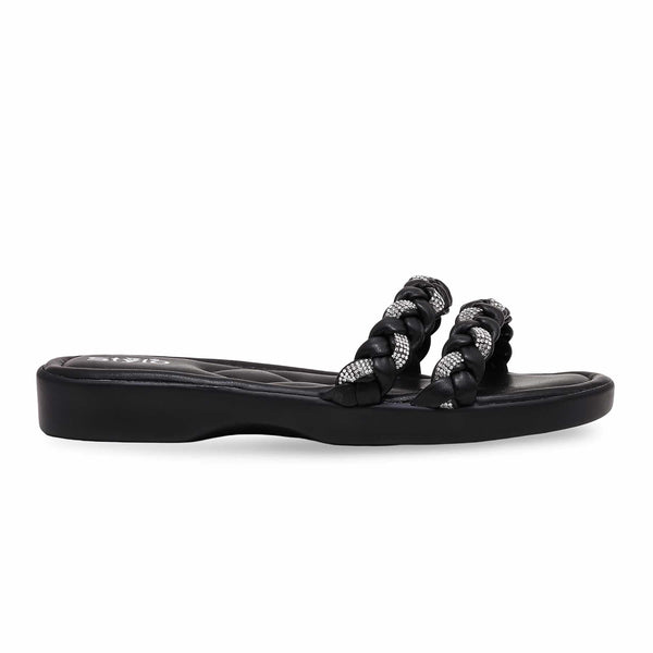 Black Formal Slipper PU0484