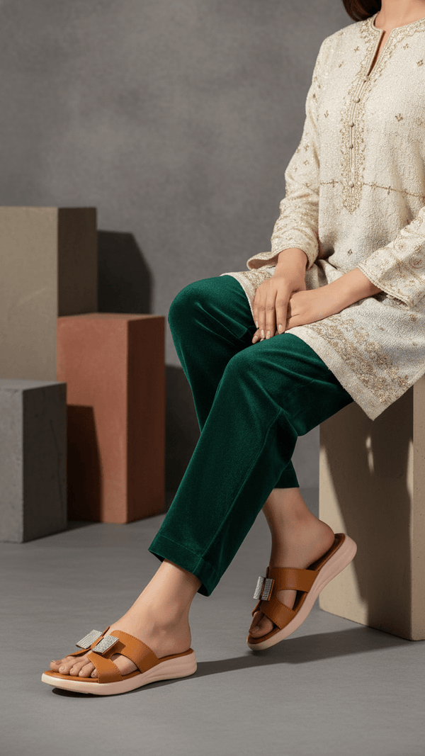 Mustard Formal Slipper PU0487