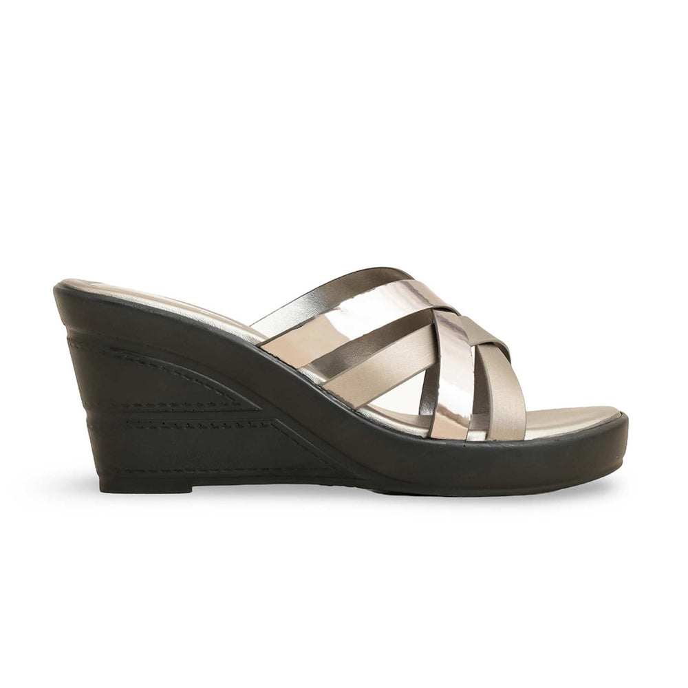 Grey Formal Slipper For Women PU0491