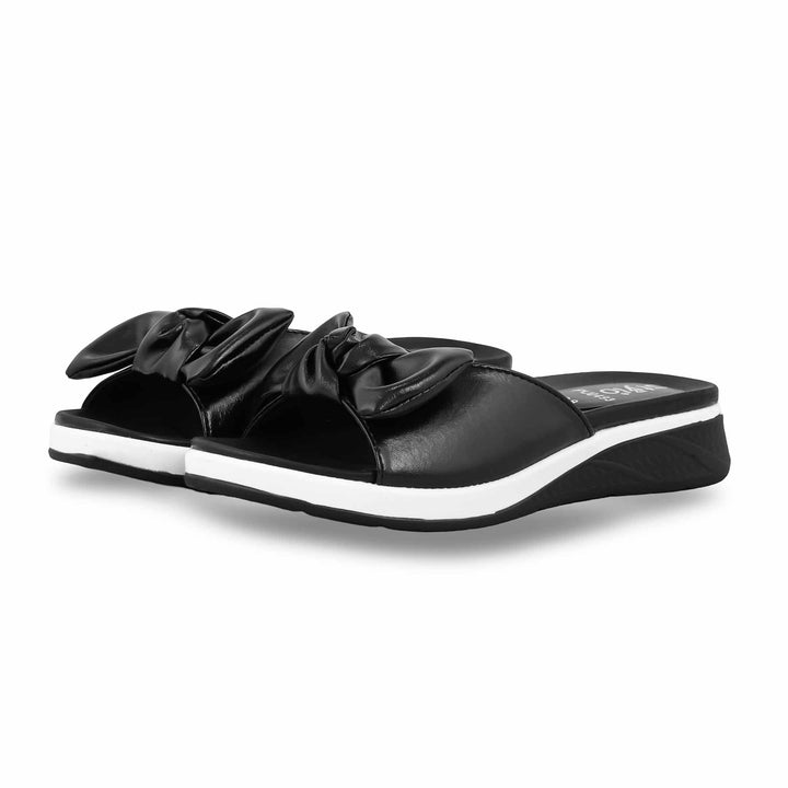 Black Formal Slipper PU0493