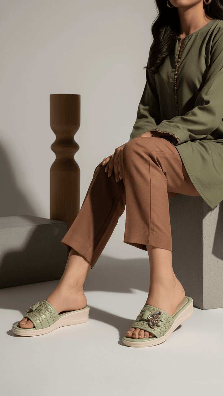 PISTAGREEN Formal Slipper PU0497