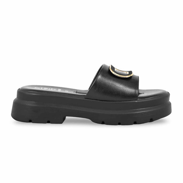 Black Formal Slipper PU0501