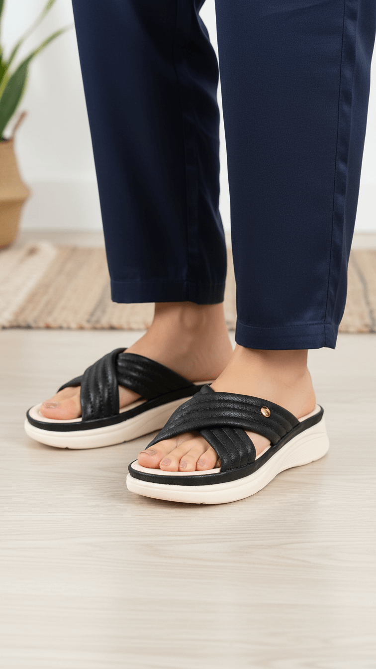 Black Formal Slipper PU0510