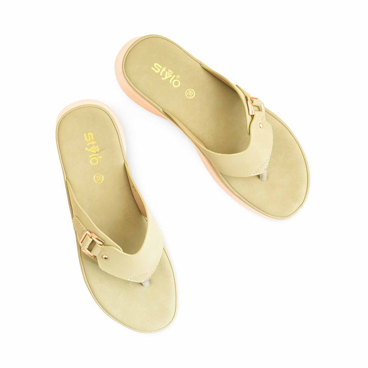 Olive Formal Chappal PU0512