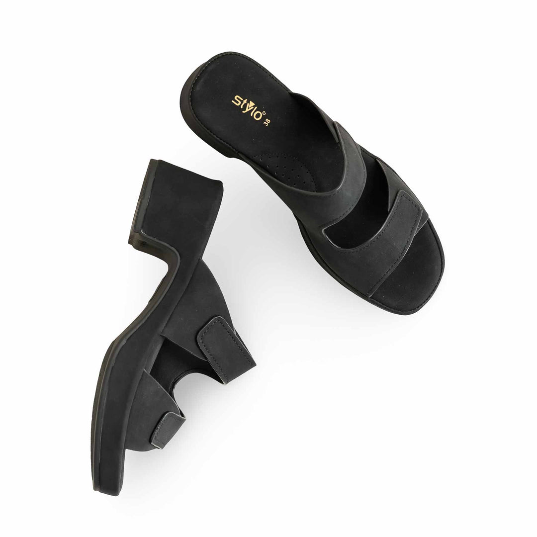 Black Formal Slipper PU0514