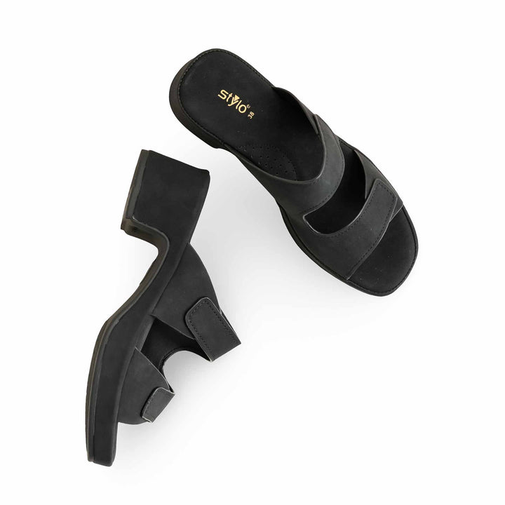 Black Formal Slipper PU0514