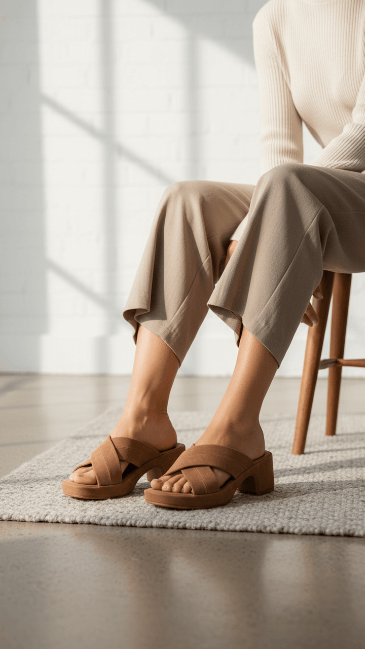 Brown Formal Slipper PU0516