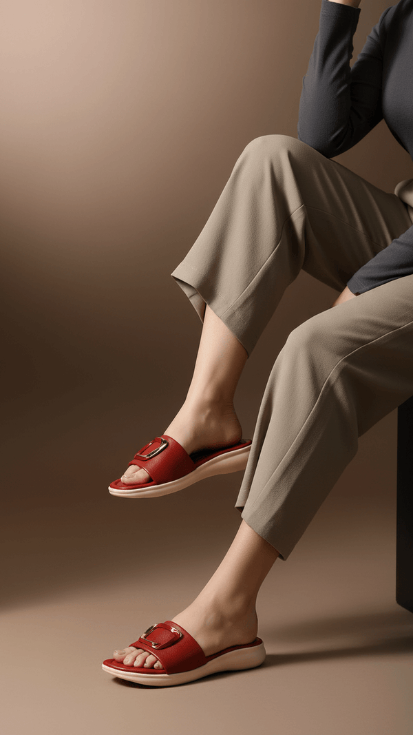 Maroon Formal Slipper PU0517