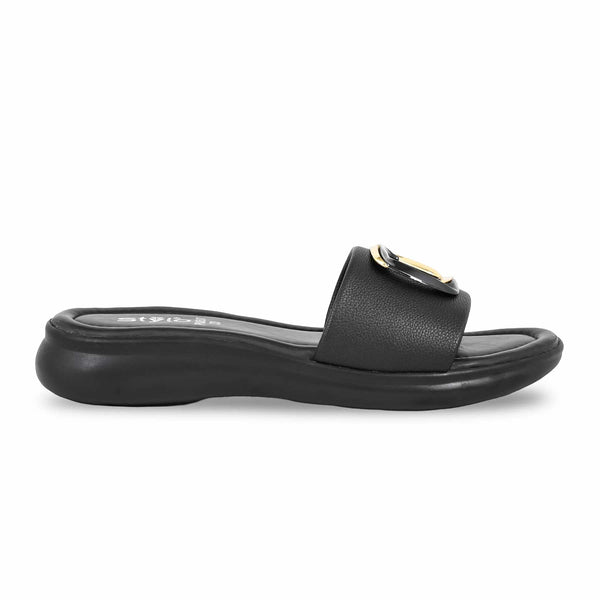 Black Formal Slipper PU0517
