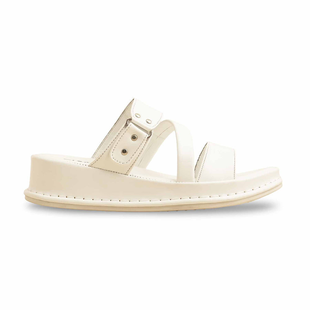 White Formal Slipper PU0522