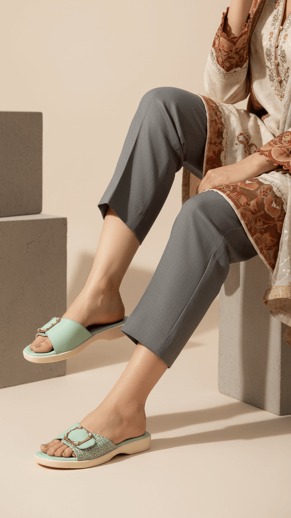 PISTAGREEN Formal Slipper PU0523