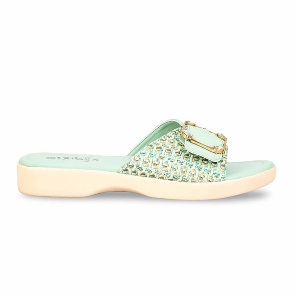 PISTAGREEN Formal Slipper PU0523