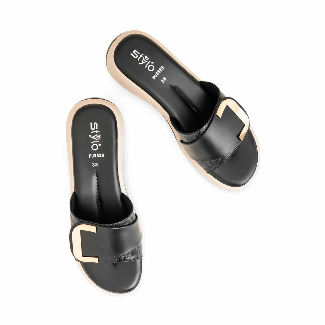 Black Formal Slipper PU0528