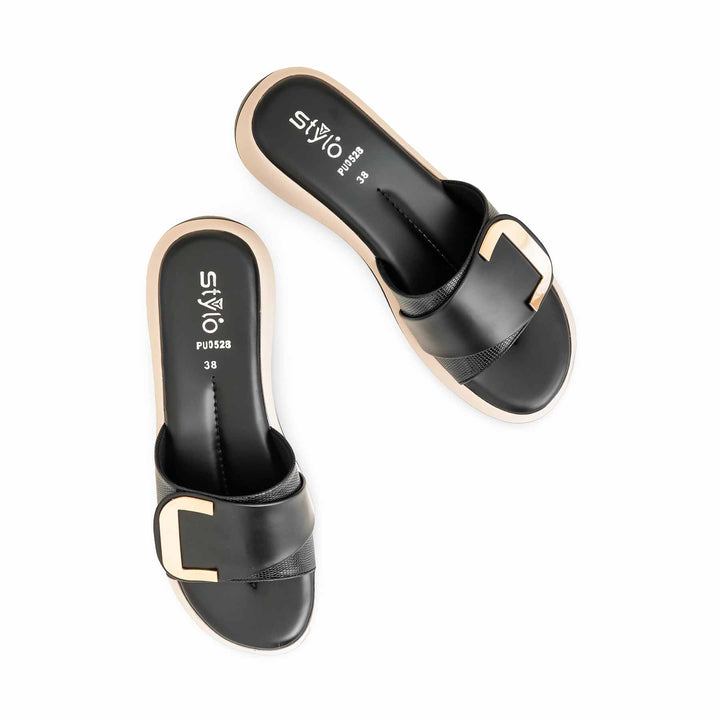 Black Formal Slipper PU0528